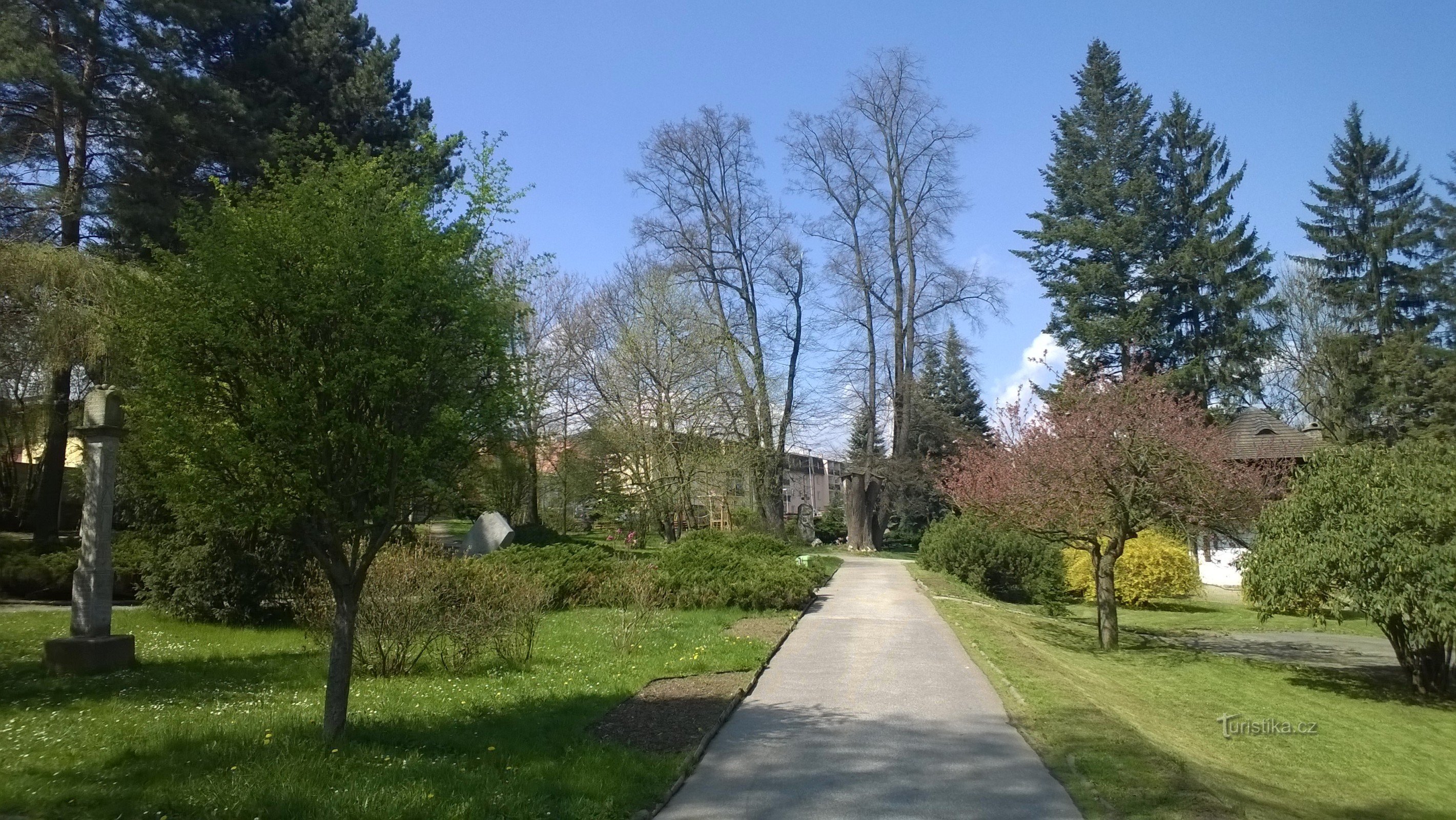 The dean's garden in Pelhřimov.