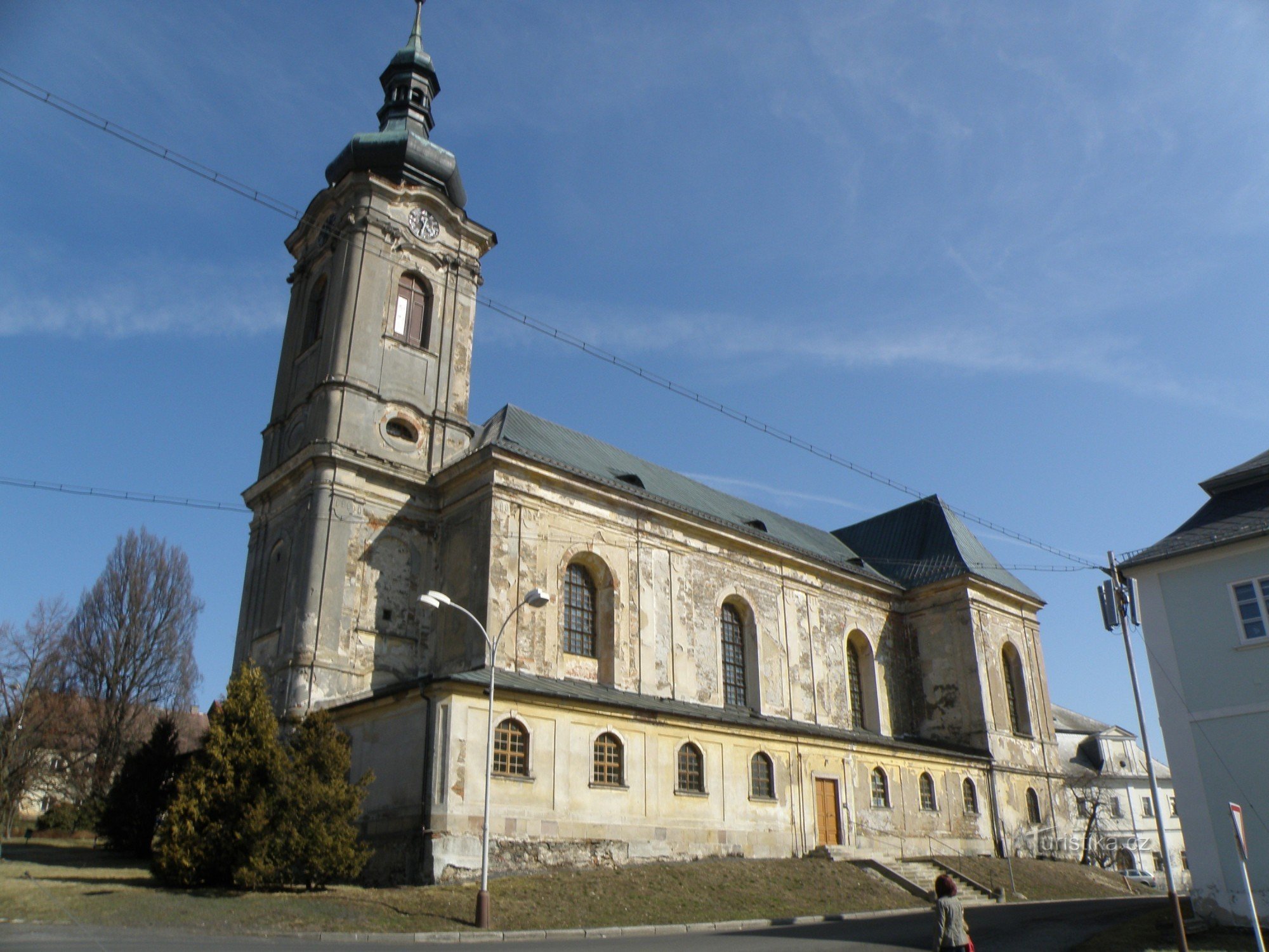 Dean's Church of St. Giljí, bygget mellem 1762 og 1765 af bygmester V. Hausmann