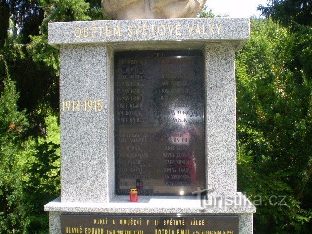 plaque de la 1ère guerre mondiale