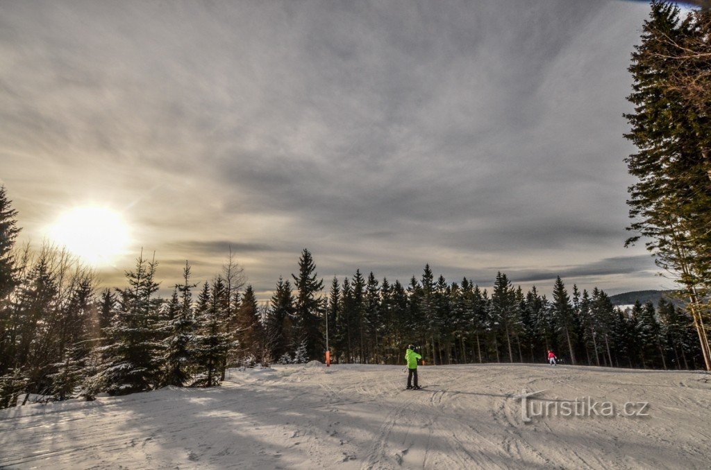 Deštné i Orlické hory - skiområde