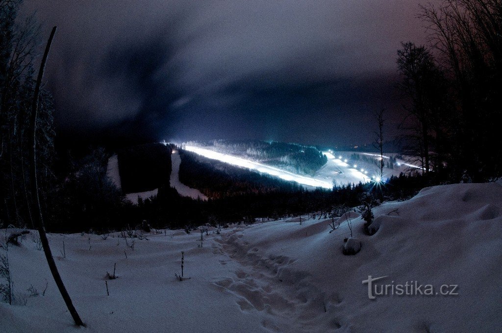 Deštné i Orlické hory - skidområde