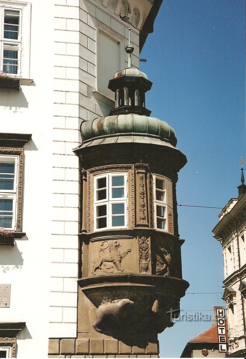 detalle de la ventana de la bahía