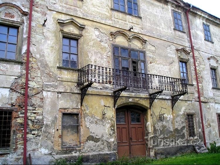 Particolare del balcone