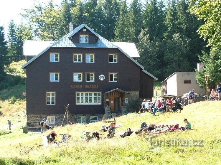 Detail der Hütte