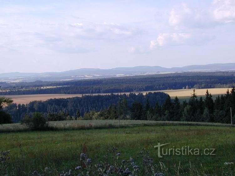 detalhe das montanhas