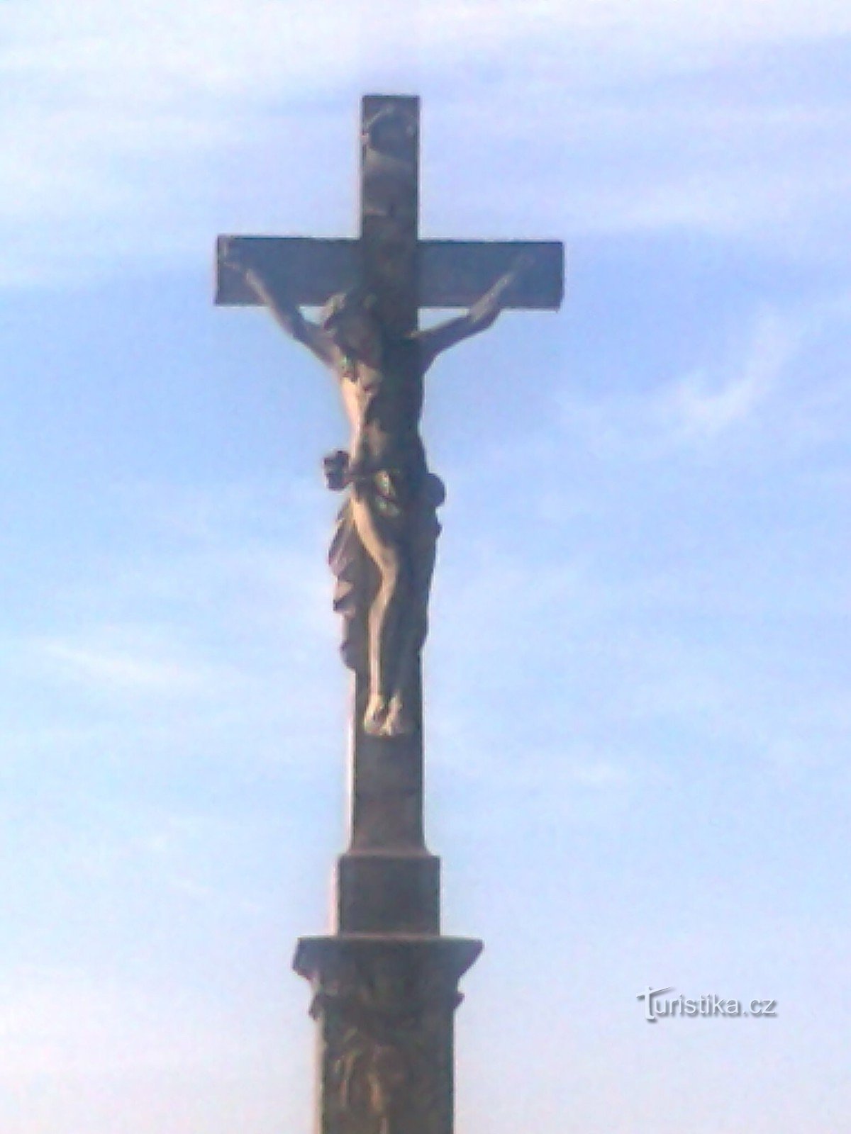 detail of the cross
