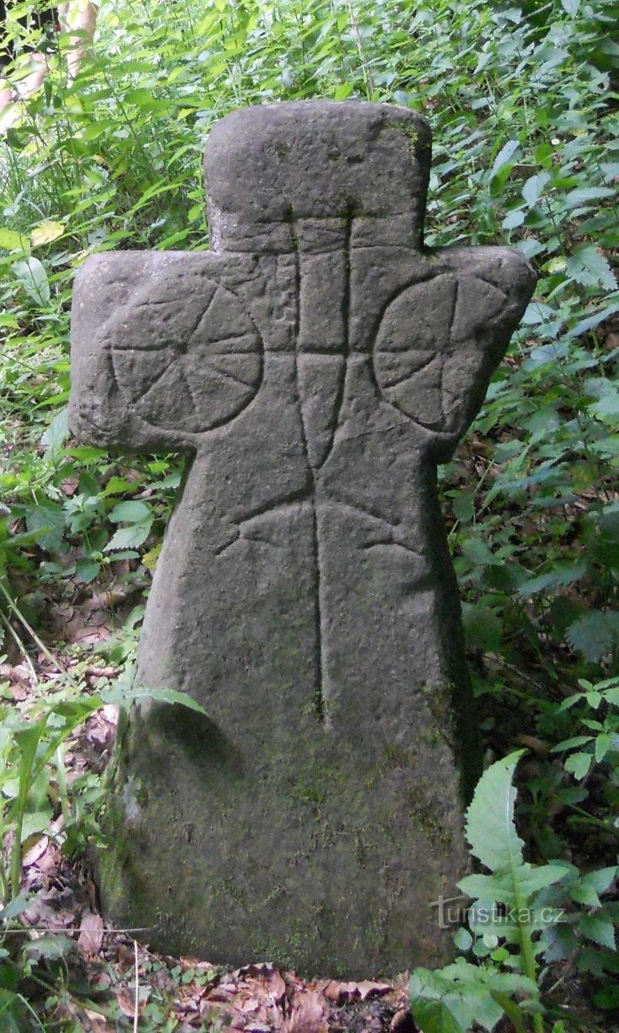 detail of the cross