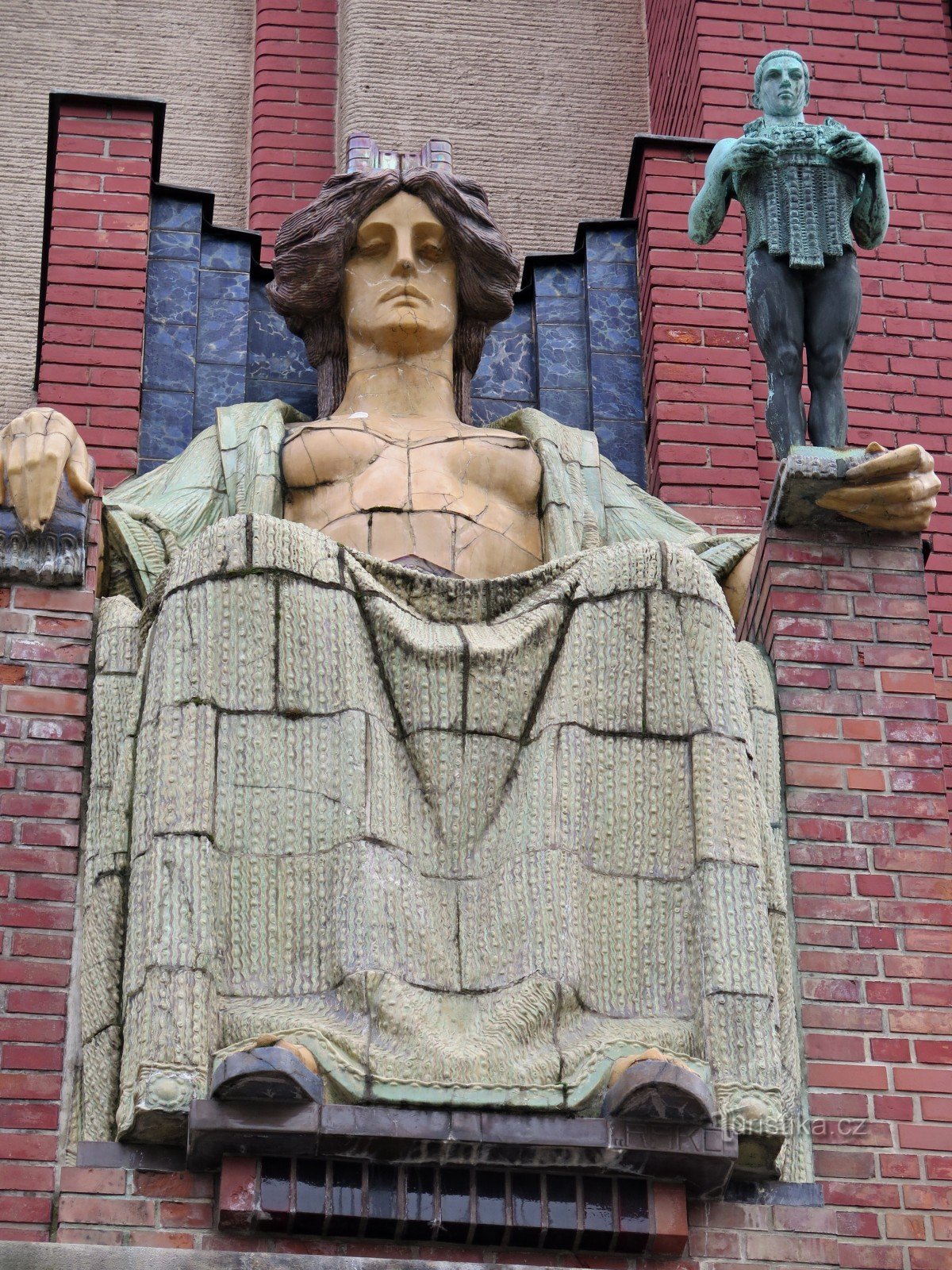 detail van de gevel