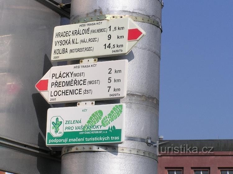 A Tyršův legtöbb közlekedési tábla részlete