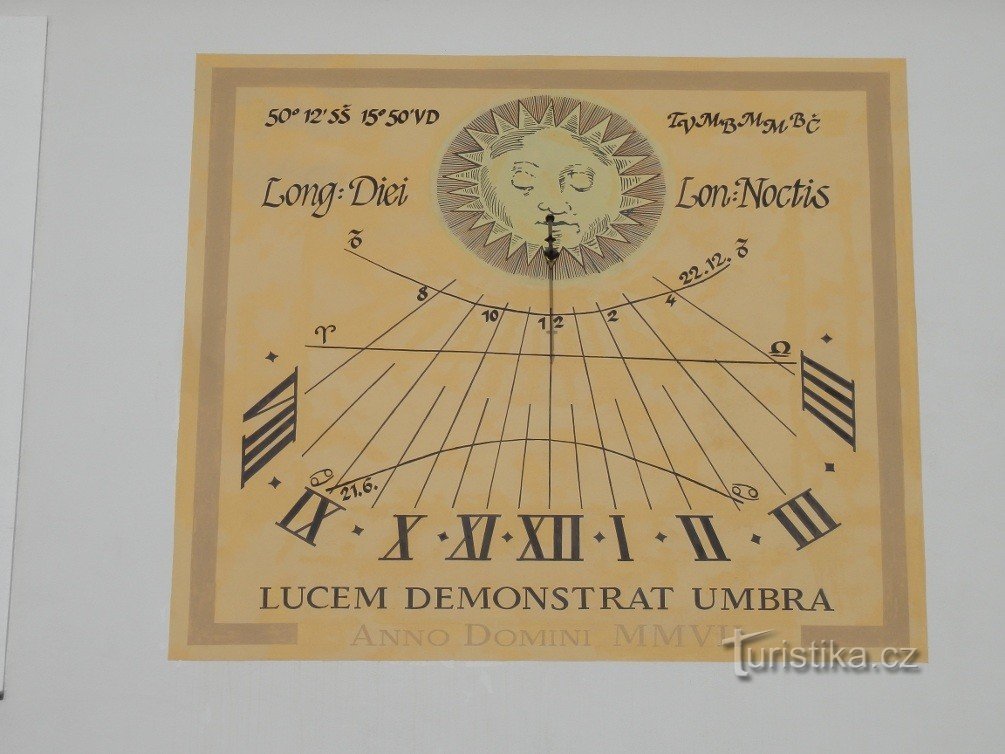 Detalle de un reloj de sol