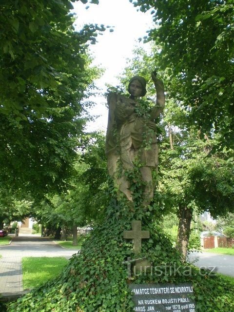 Detail der Statue