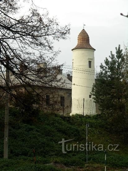 Detalle de la torre del castillo