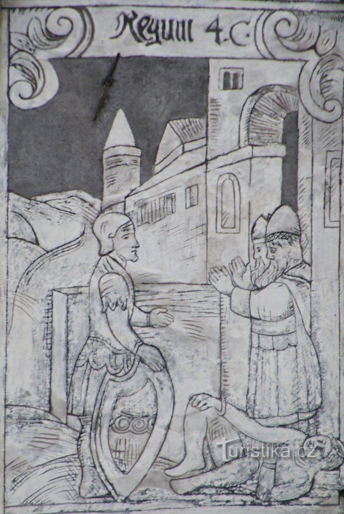 szczegóły sgraffito