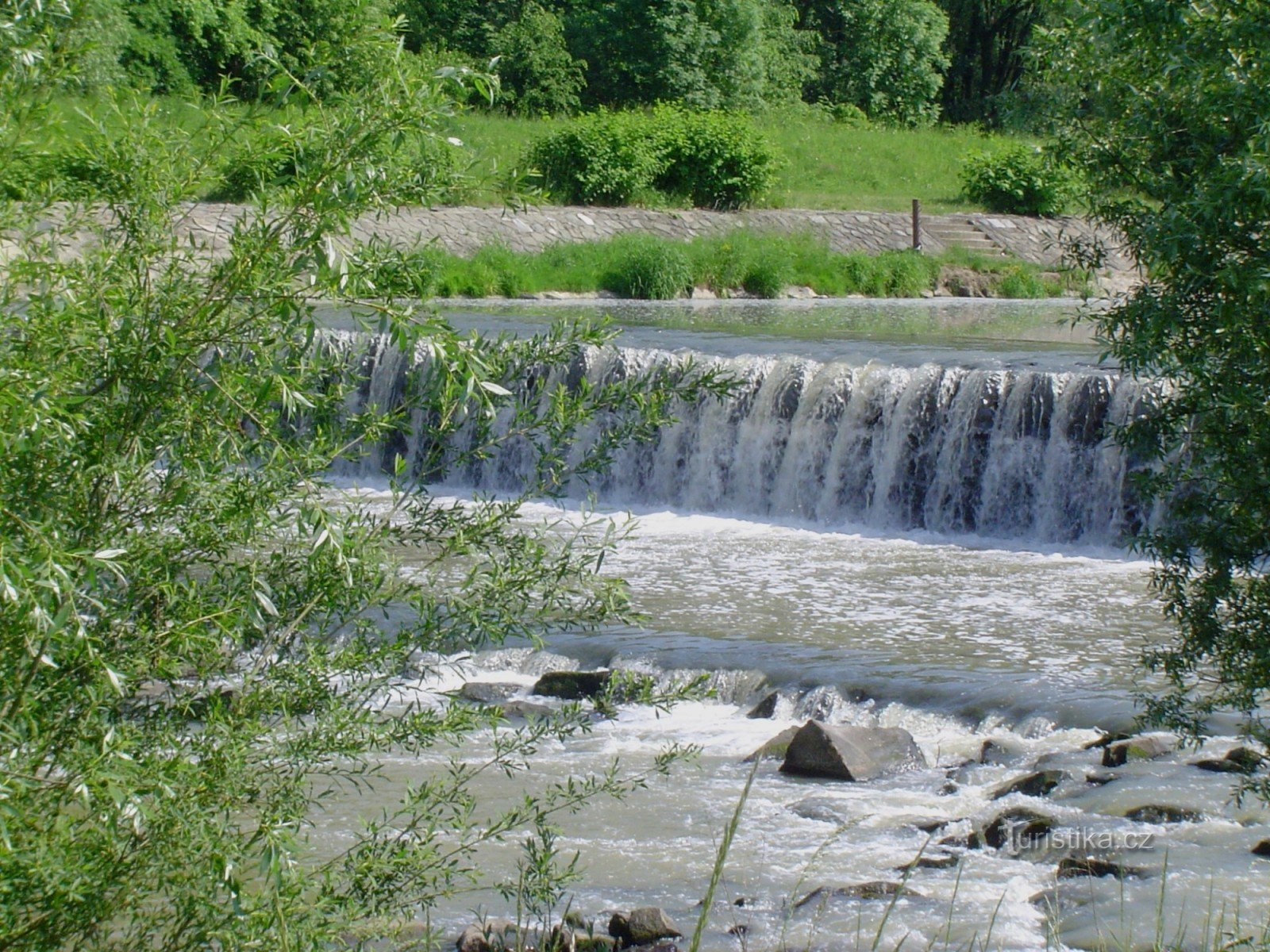 Dětmarovice - Koukolná splav am Fluss Olša