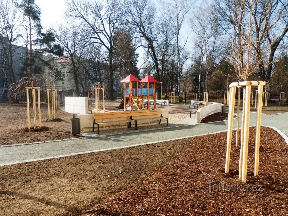 Children's playground in the park