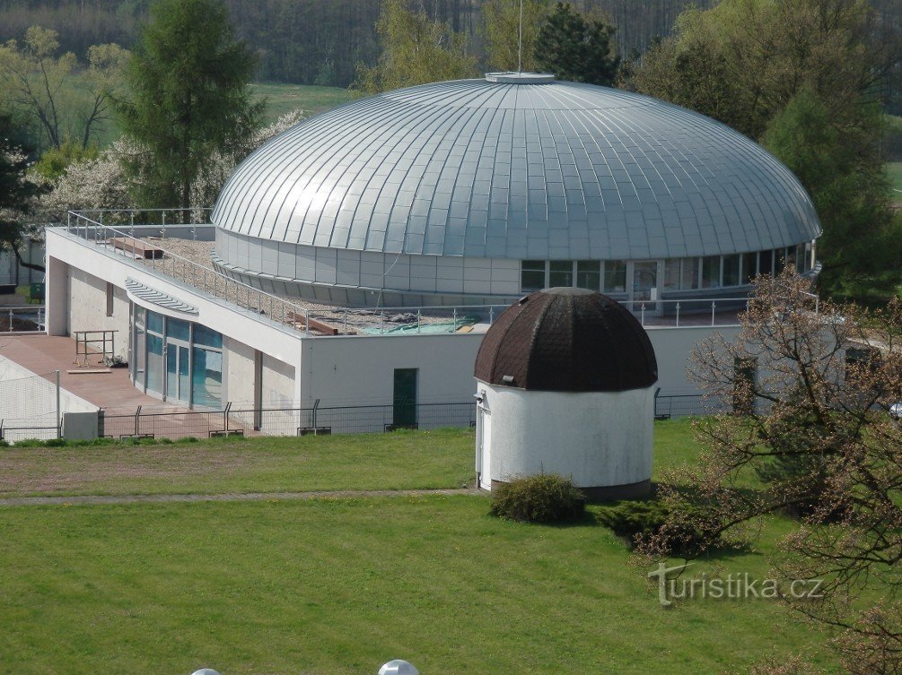 Planetariul digital, în primăvara anului 2014, cu jumătate de an înainte de finalizare
