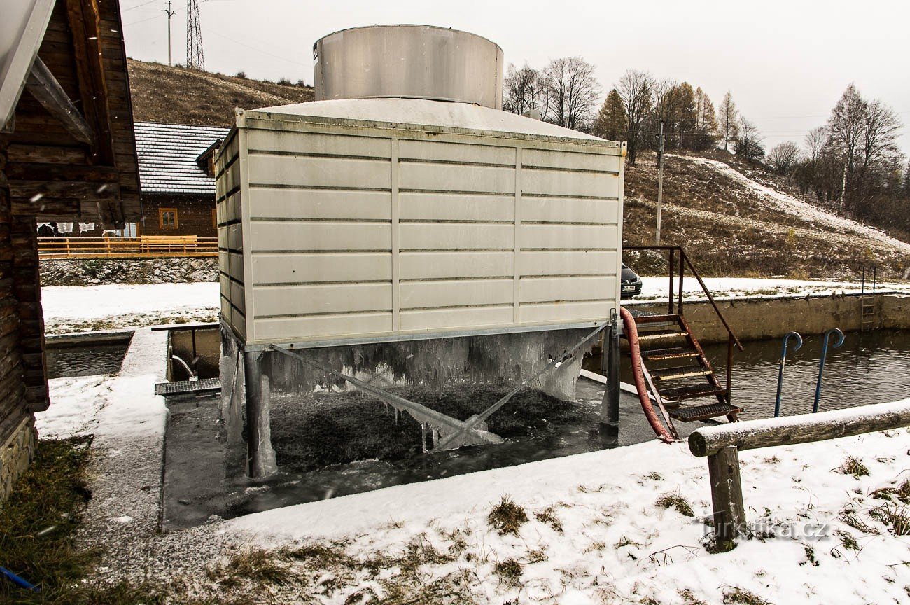 Il dispositivo di raffreddamento rende più facile fare la neve