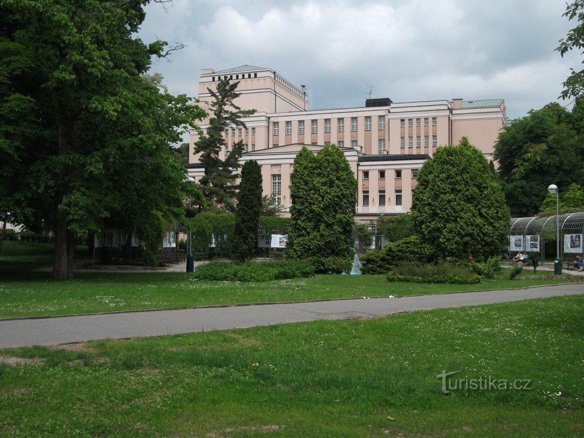 Theater park in Teplice