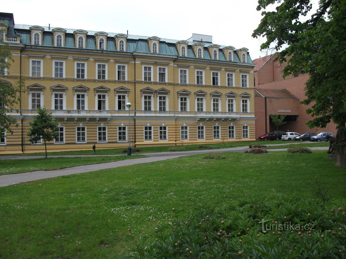 Parco del teatro a Teplice