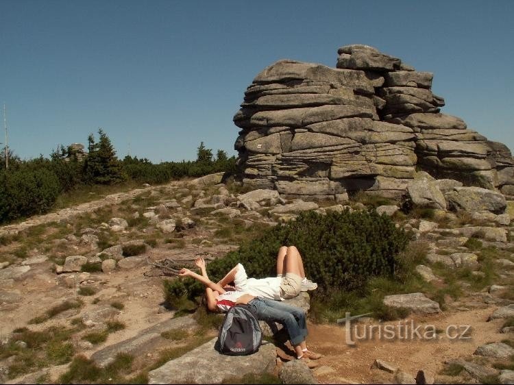 Girl stones