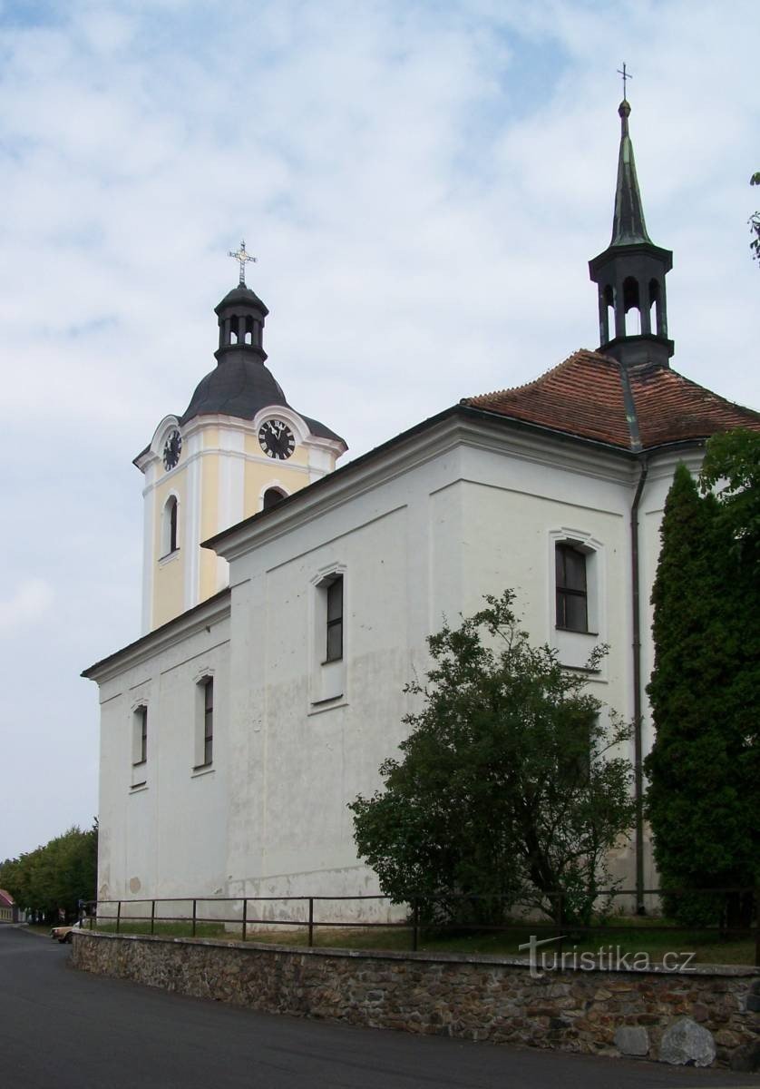Divišov - Biserica Sf. Bartolomeu