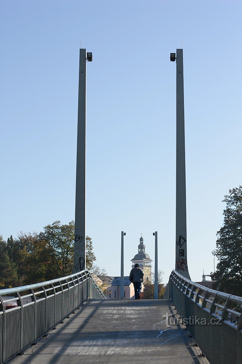 Lange loopbrug - České Budějovice