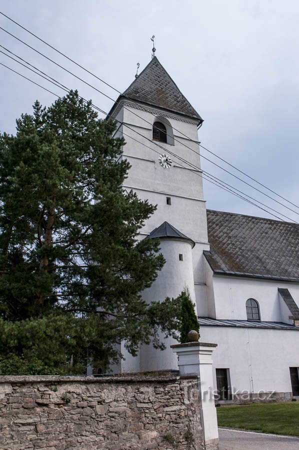 Dlouhá Loučka – kirken St. Bartolomæus