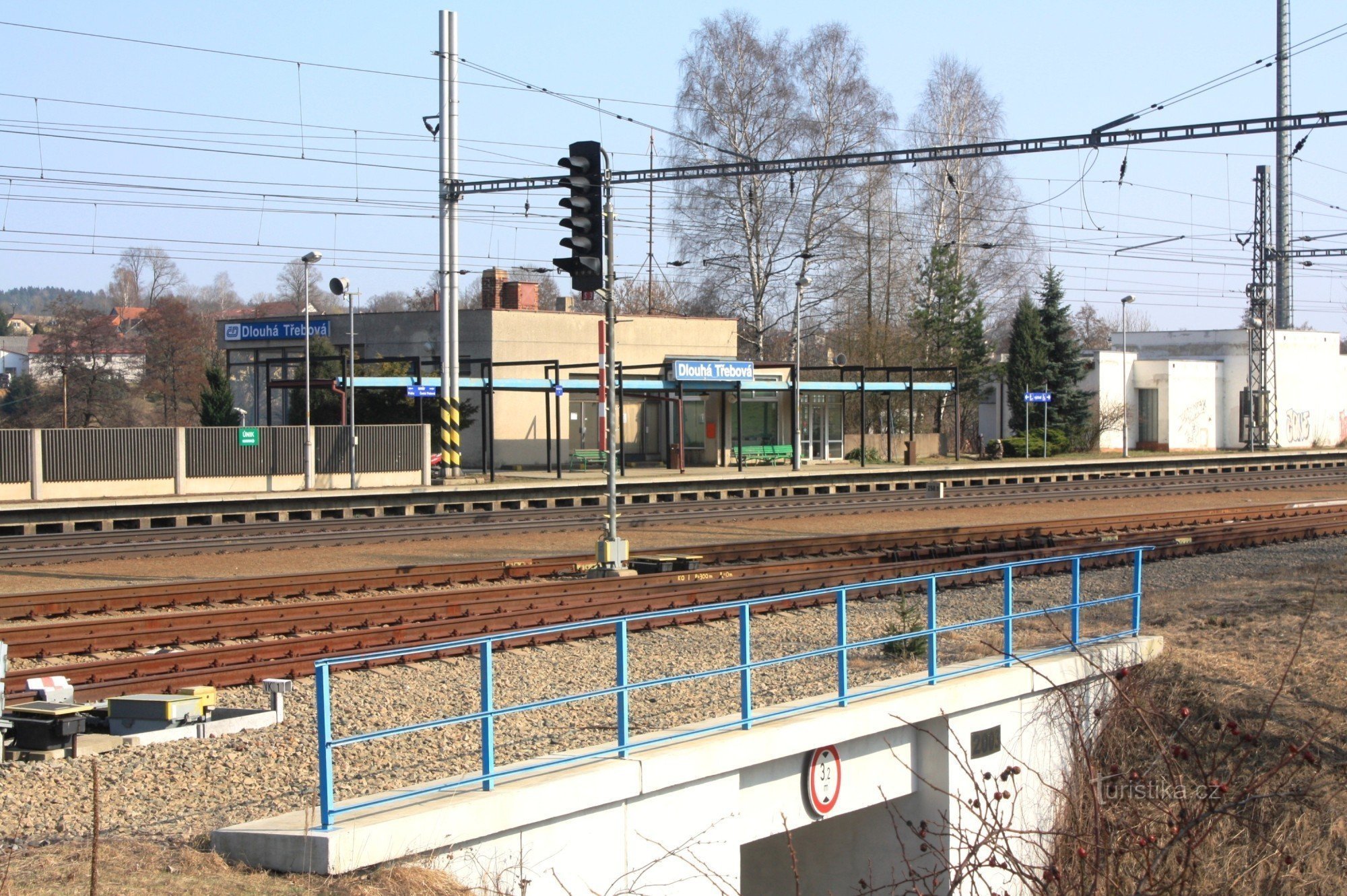 Dlouhá Třebová, gare ferroviaire