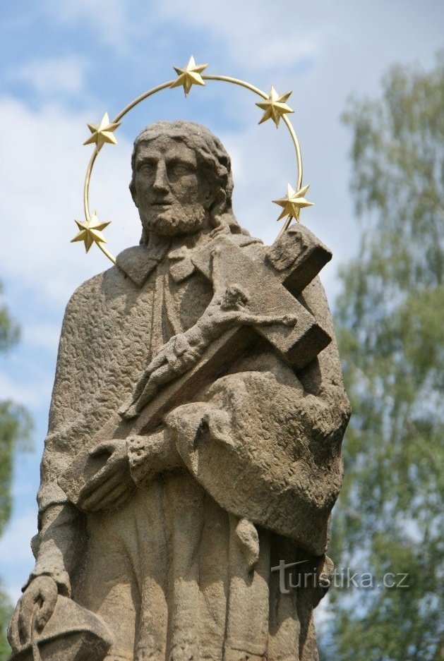 Dlouhá Třebová - kip sv. Jan Nepomucký