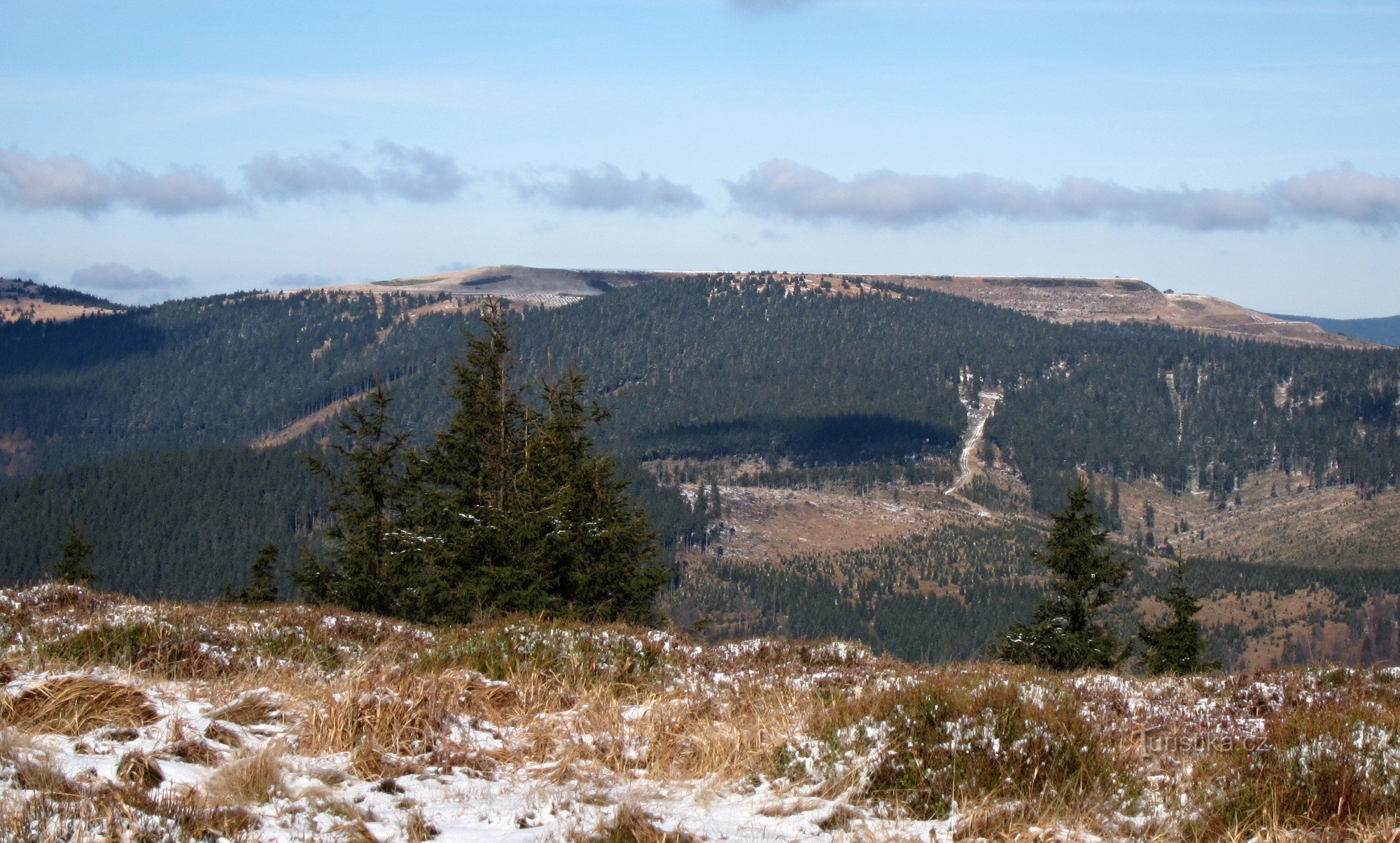 Long slopes from Jelení studánky