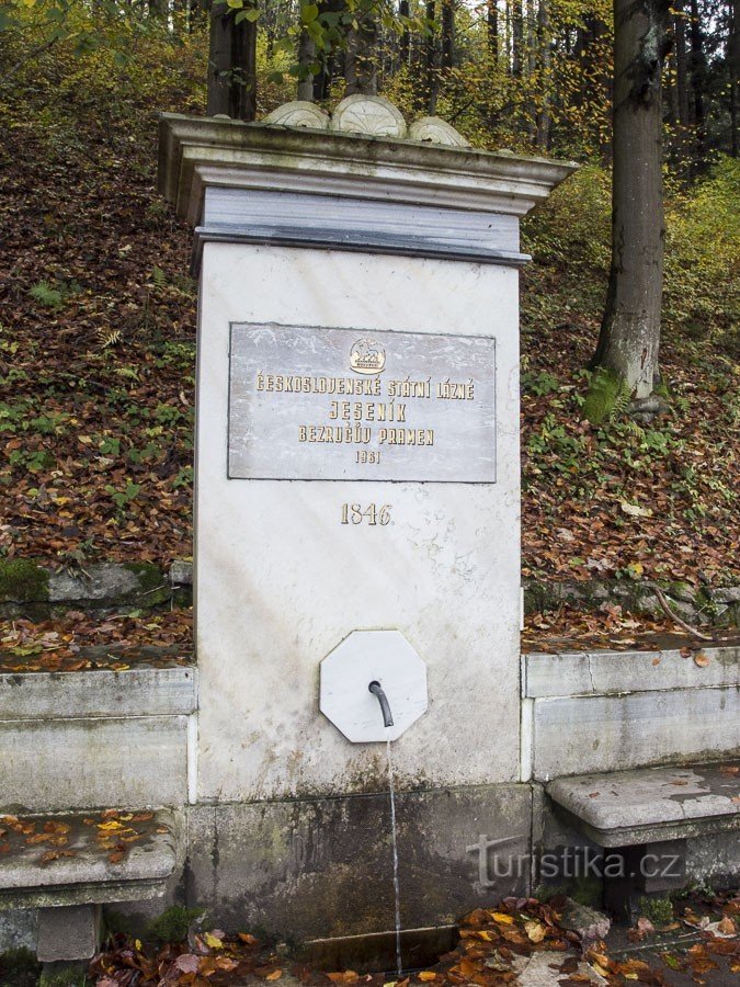 Dnes Bezručův pramen