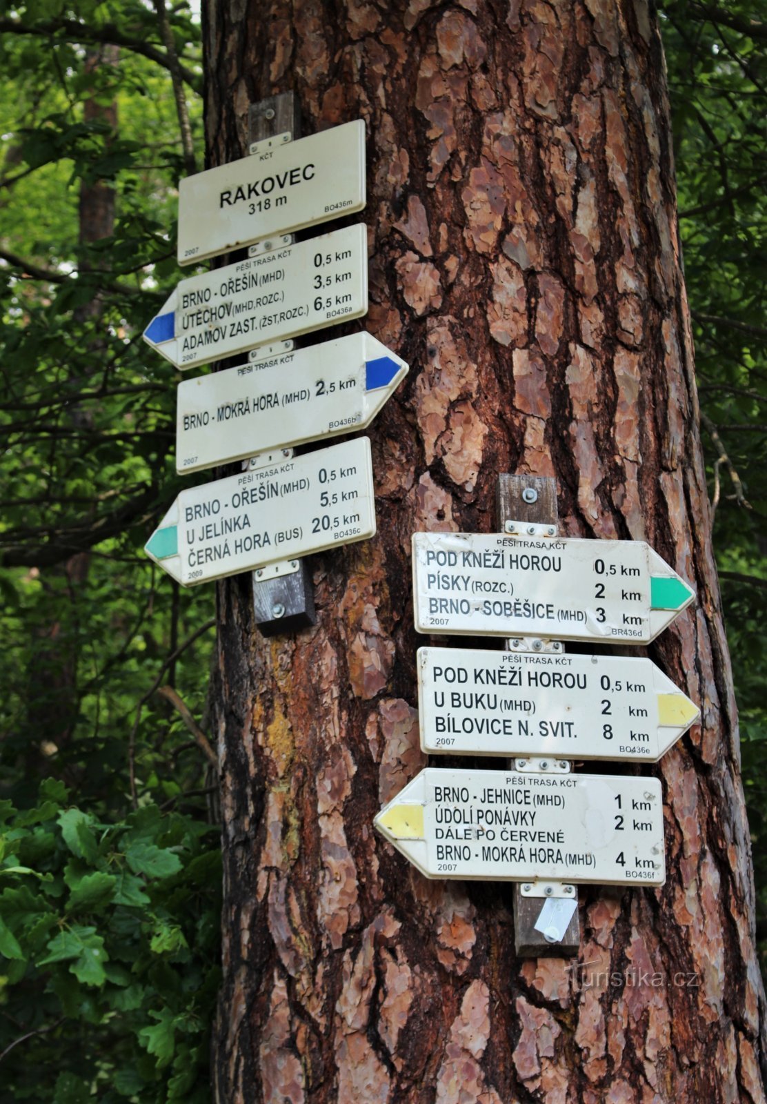 Now a historical photo of the Rakovec tourist crossroads