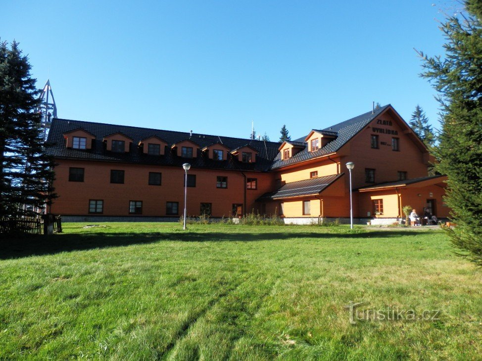 Het appartementenhotel Zlatá Vyhlídka van vandaag