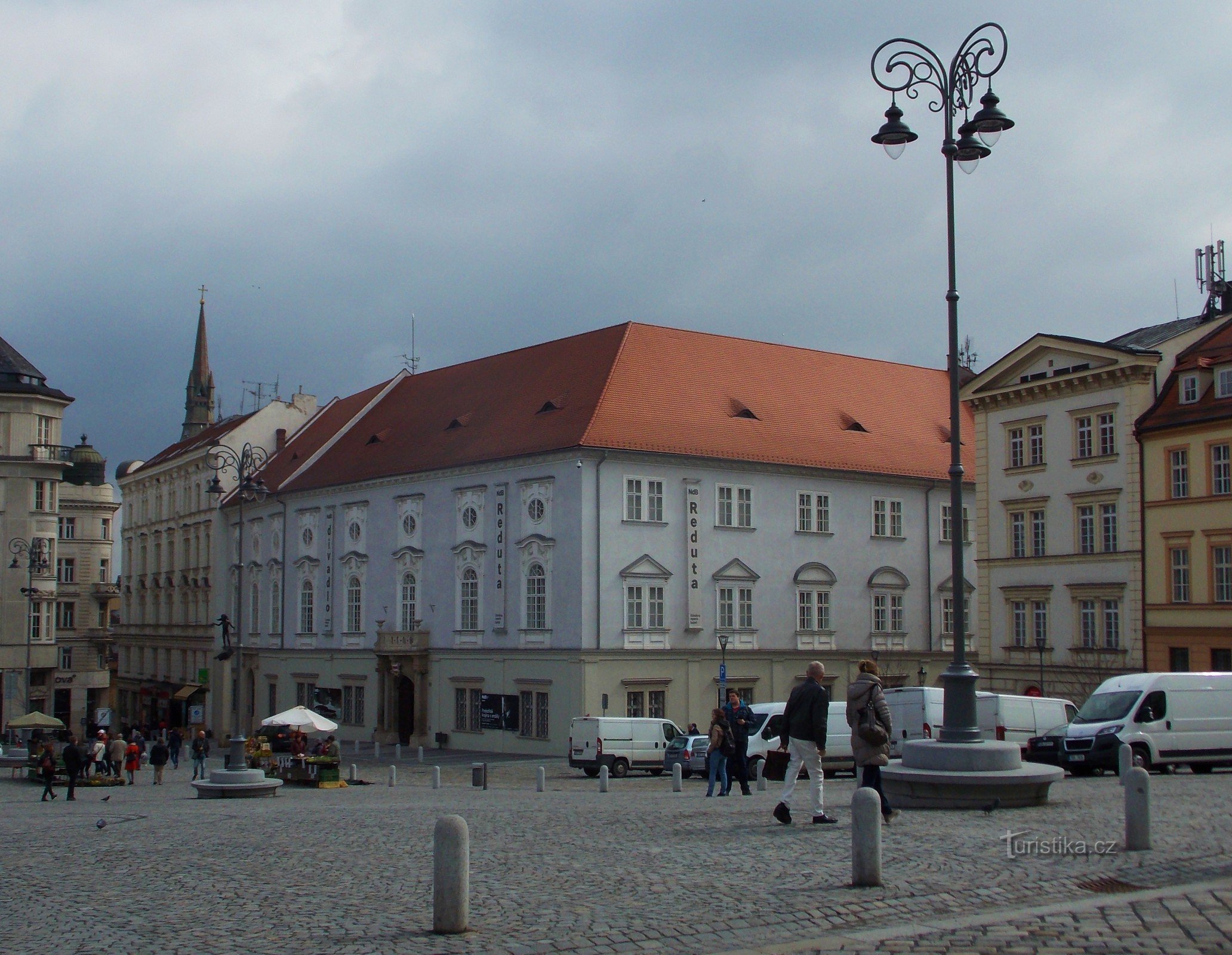 To the theater in Brno