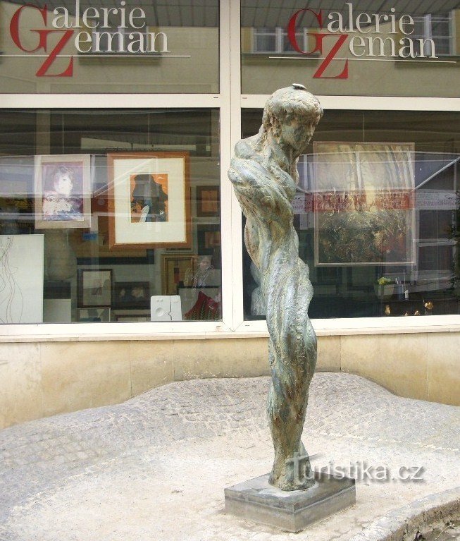 À la galerie Zeman à Uh. Hradišti
