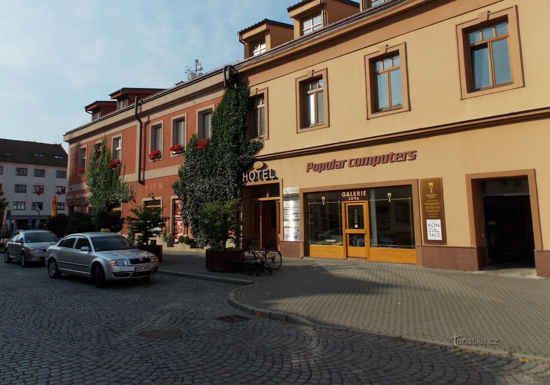Naar het Maxi Ristorante hotel in Uherské Hradiště