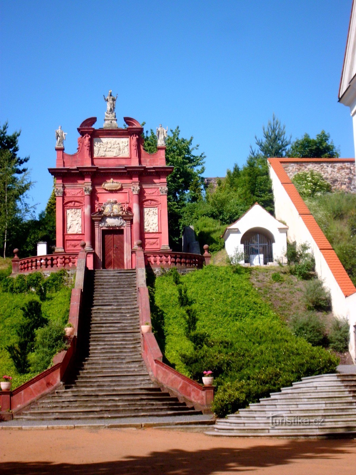 To the beautiful Piarist Monastery Ostrov nad Ohří