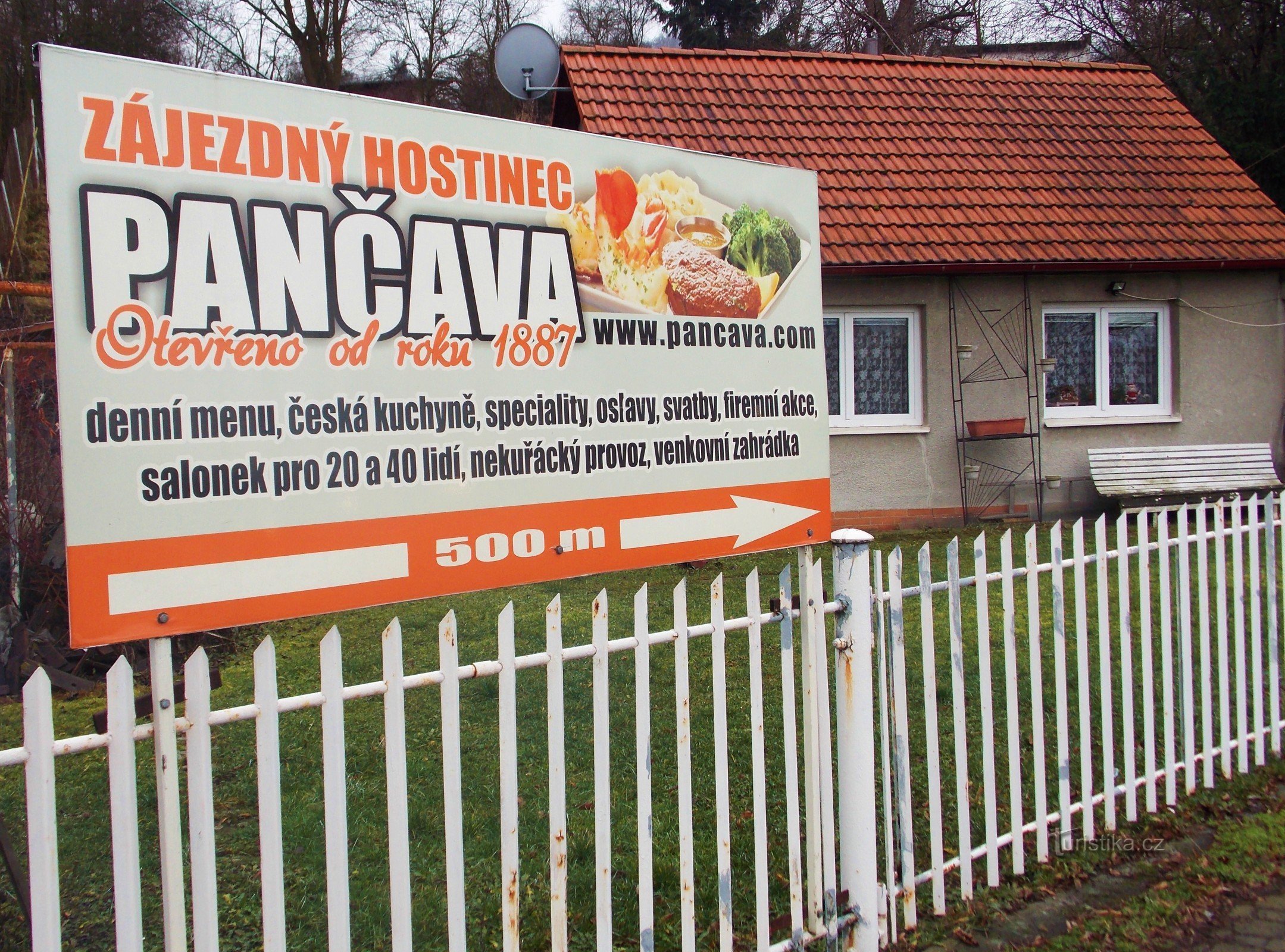 Naar het restaurant Pančava Zlín