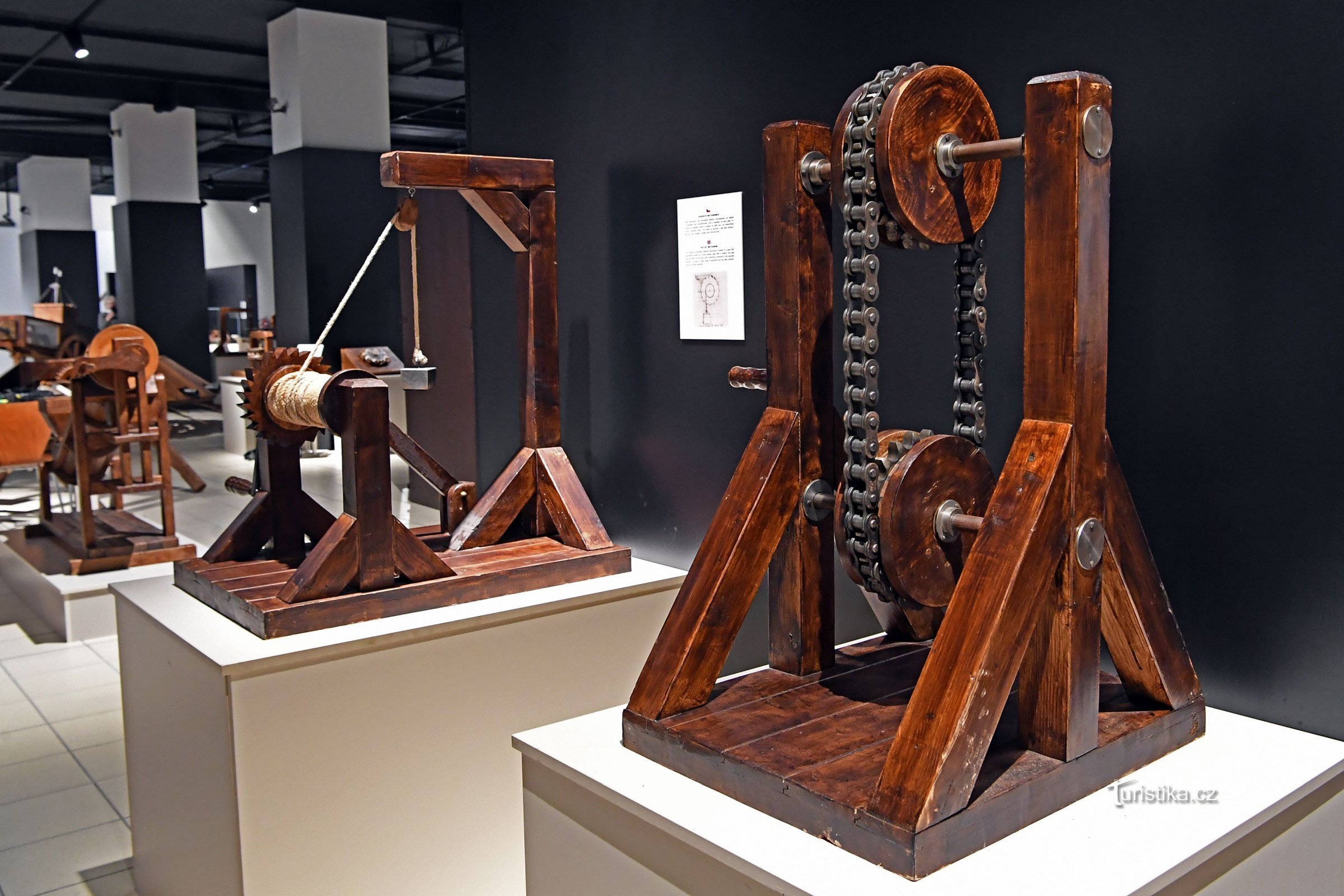 Au Musée technique de Brno pour la nouvelle exposition Leonardo da Vinci Machine