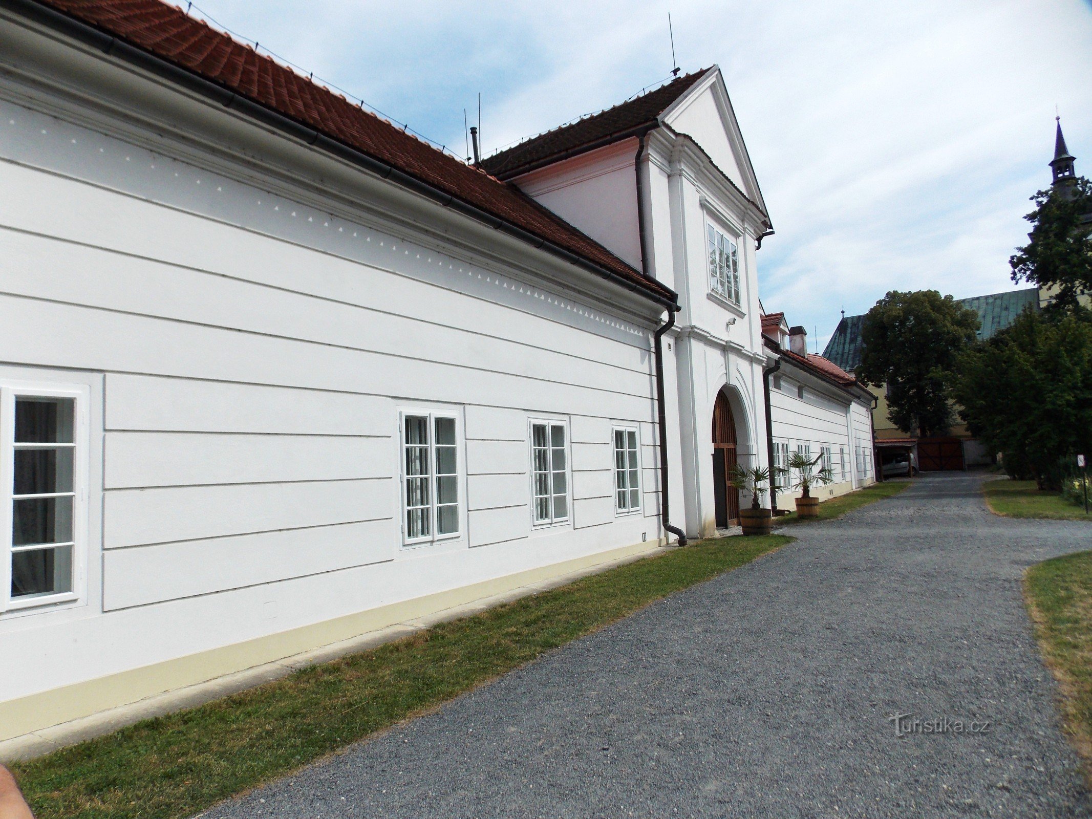 Zur Schlossschokoladenfabrik im Schloss Vizovice