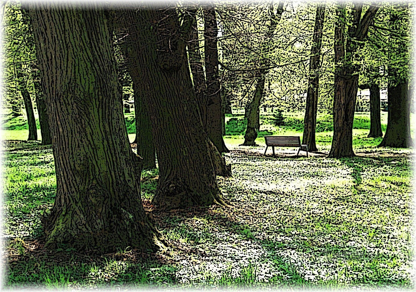 Vers le parc du château Kvasice