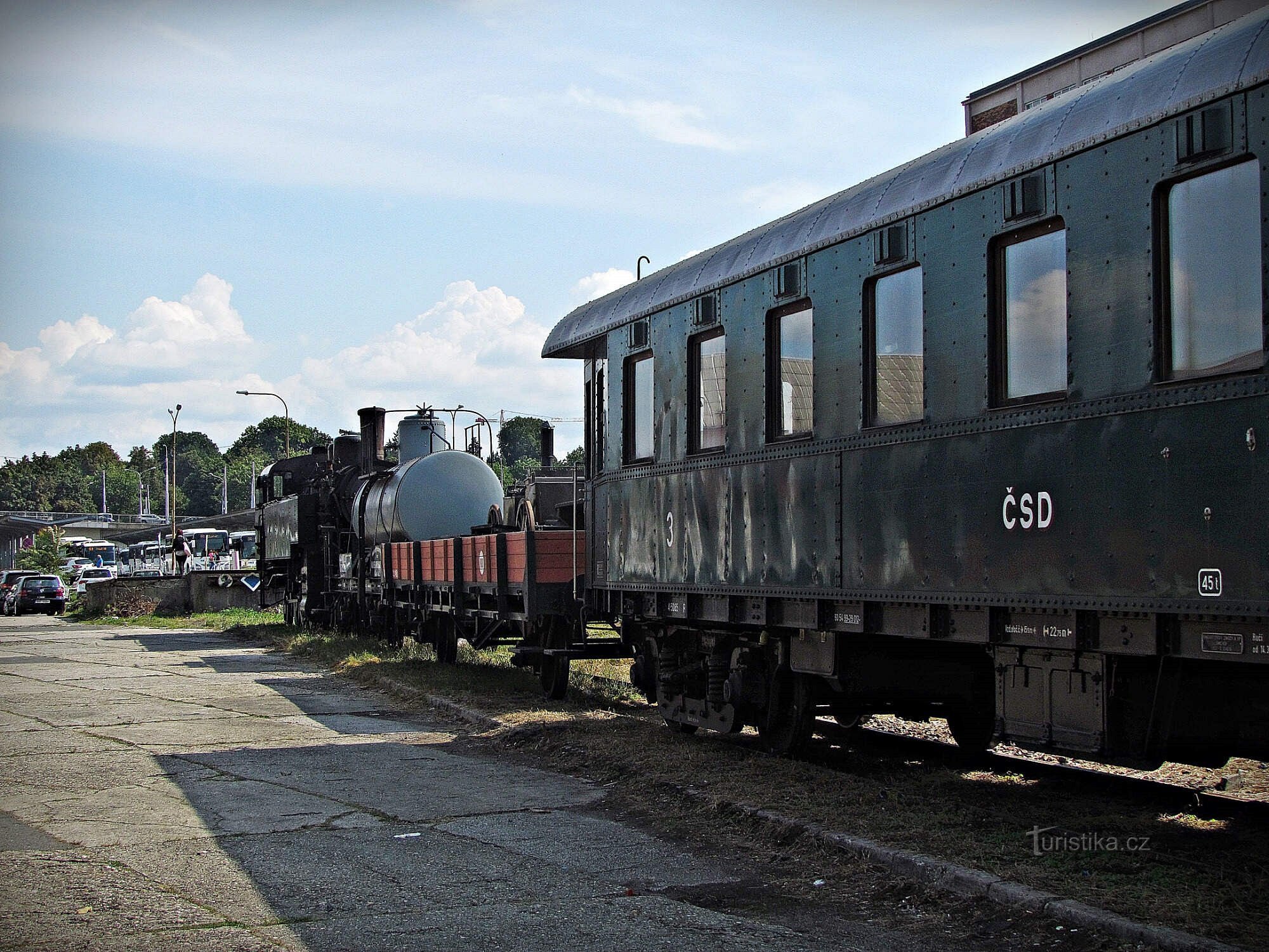 De trein van het Legioen arriveerde in Zlín