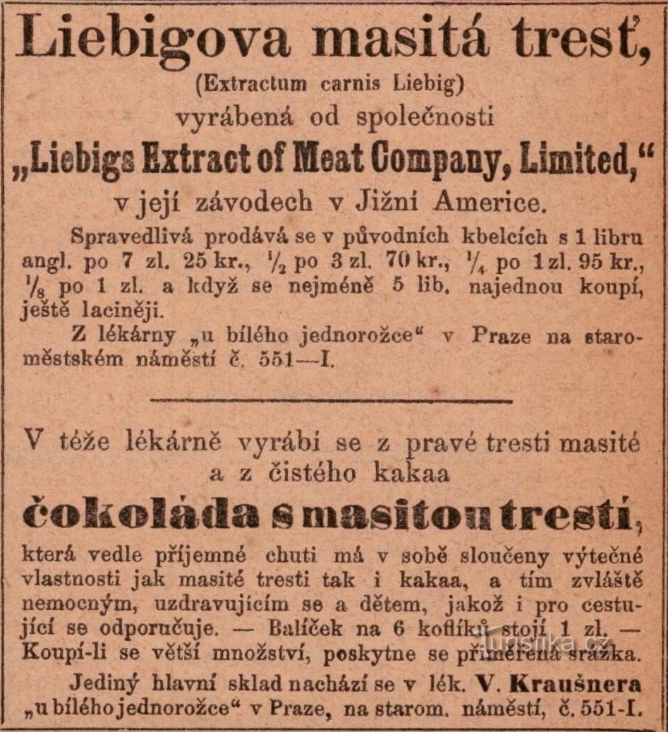 Contemporary pharmacy advertisement