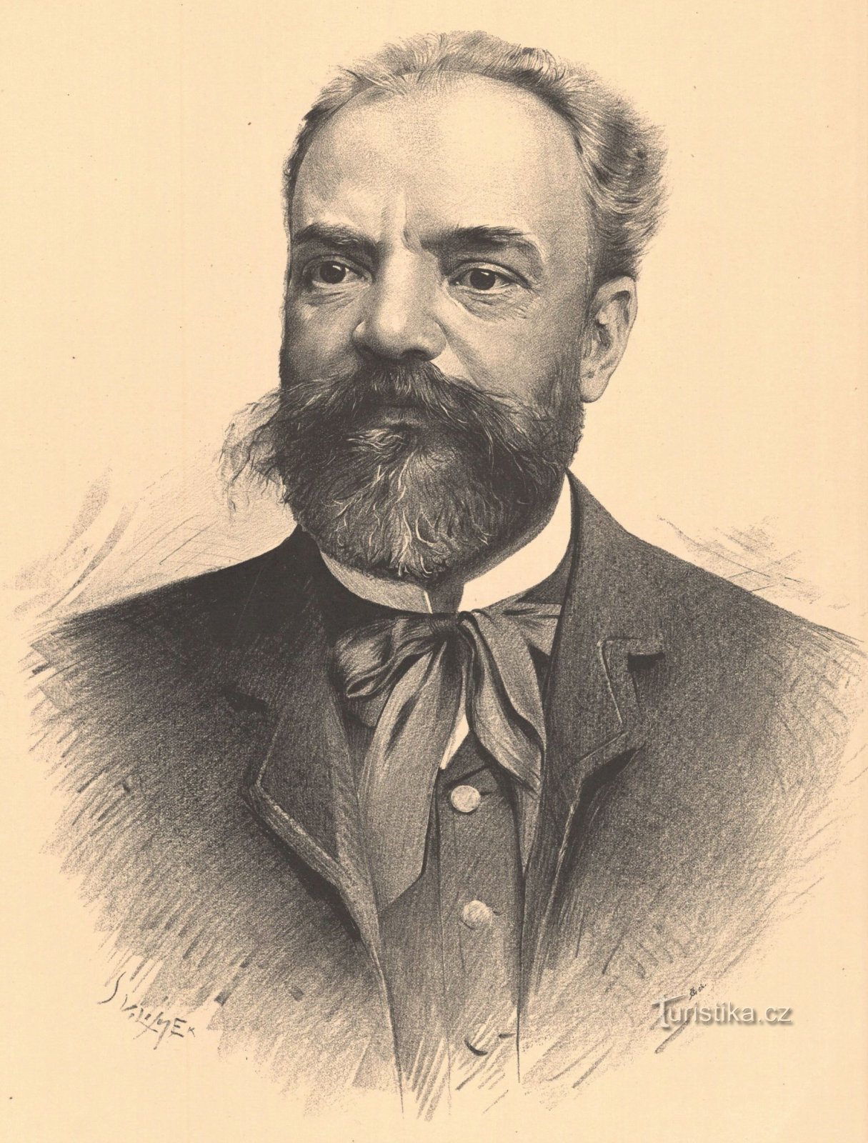 Suvremeni portret Antonína Dvořáka