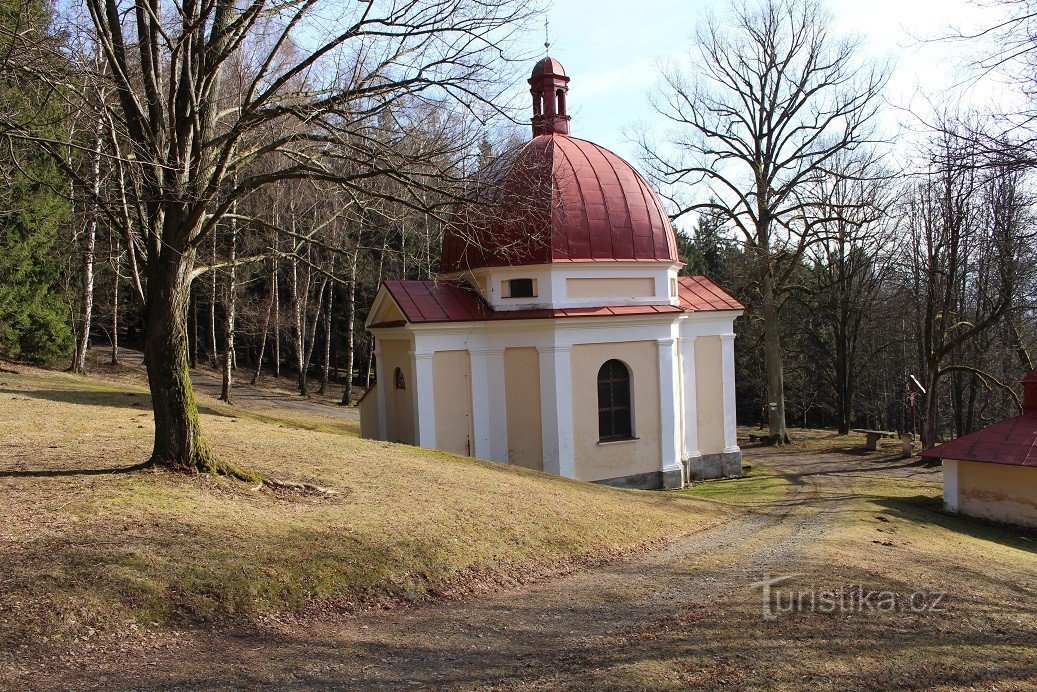 Dobra Voda, pilgrimage chapel of the Sorrowful Virgin Mary