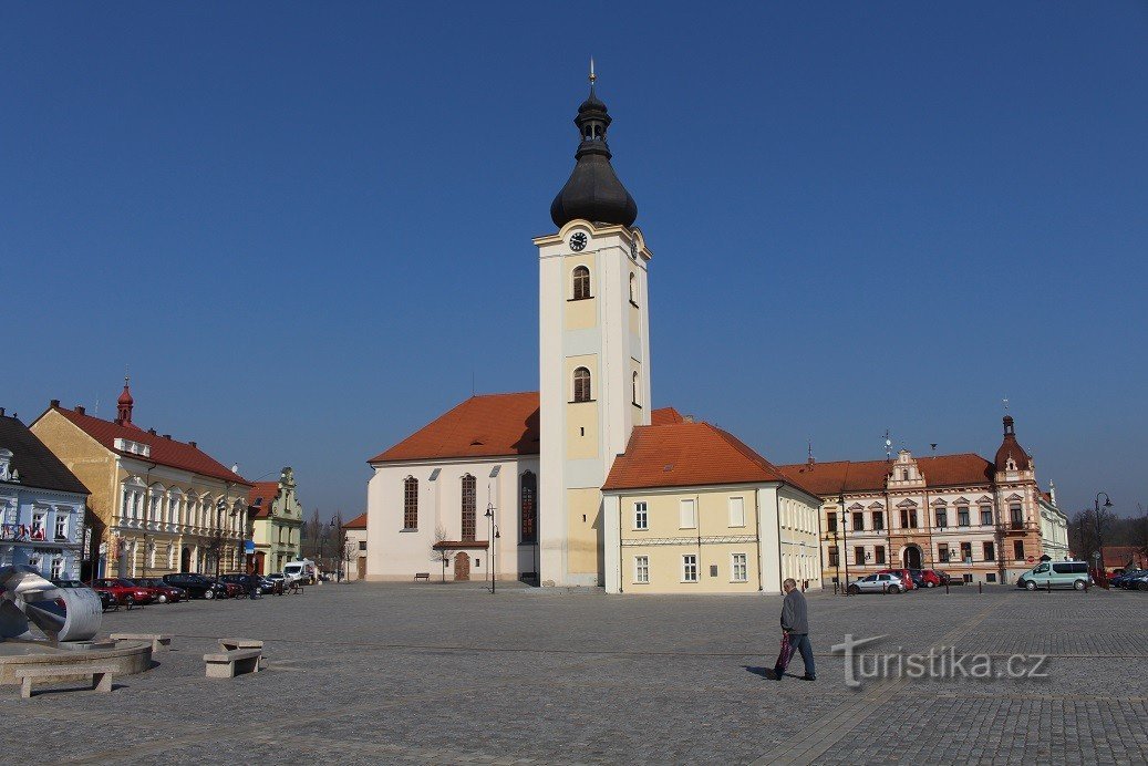 Dobřany, náměstí TG マサリク