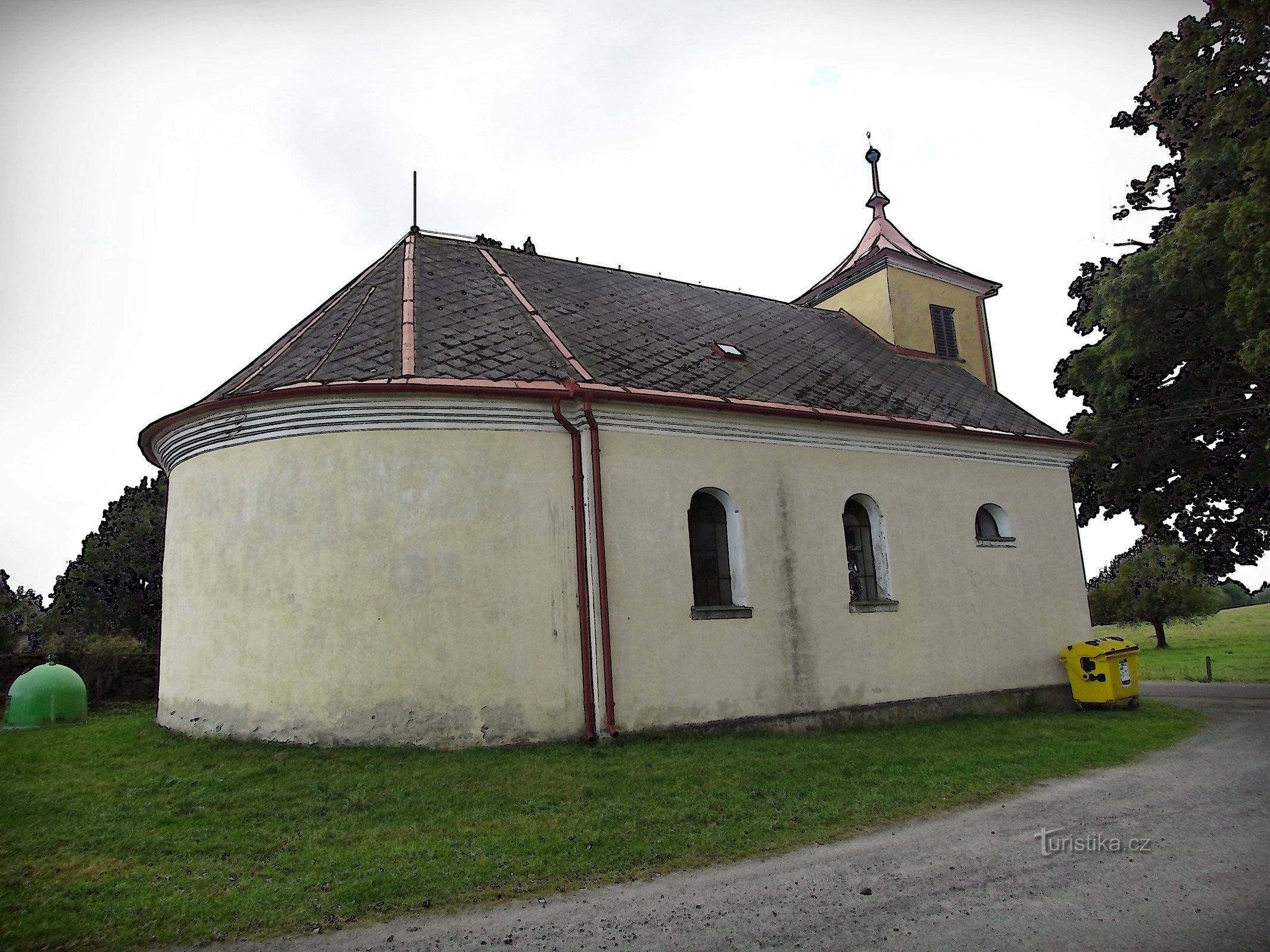 Dobřečov - capilla de San Juan Bautista