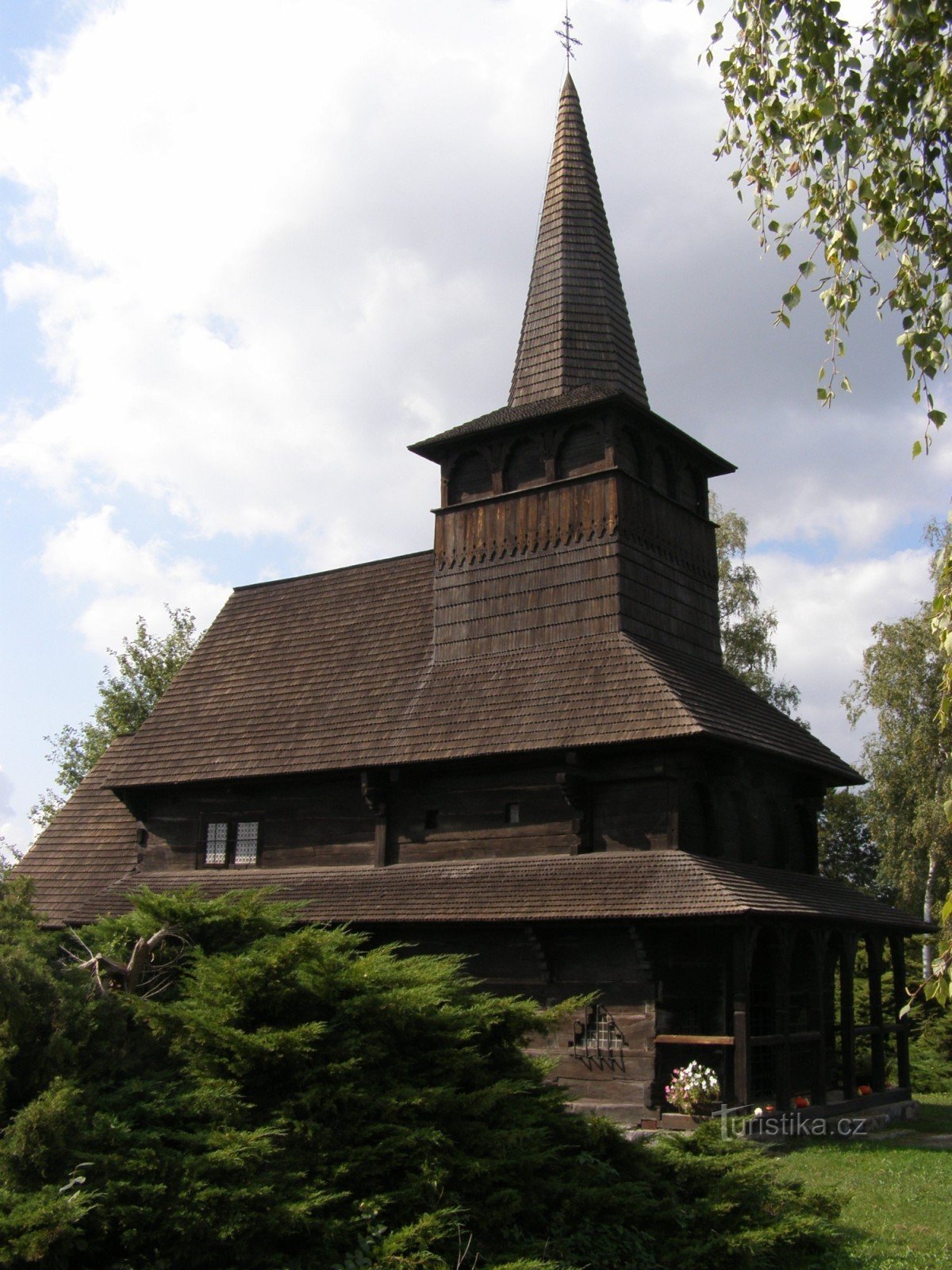 Dobříkov - wooden church of All Saints