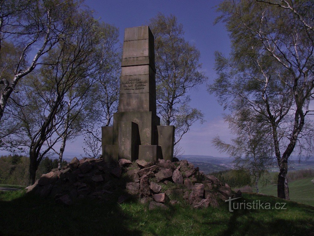 Dobrošov – Monumento a las víctimas de la Primera Guerra Mundial y la Segunda Guerra Mundial. guerra Mundial