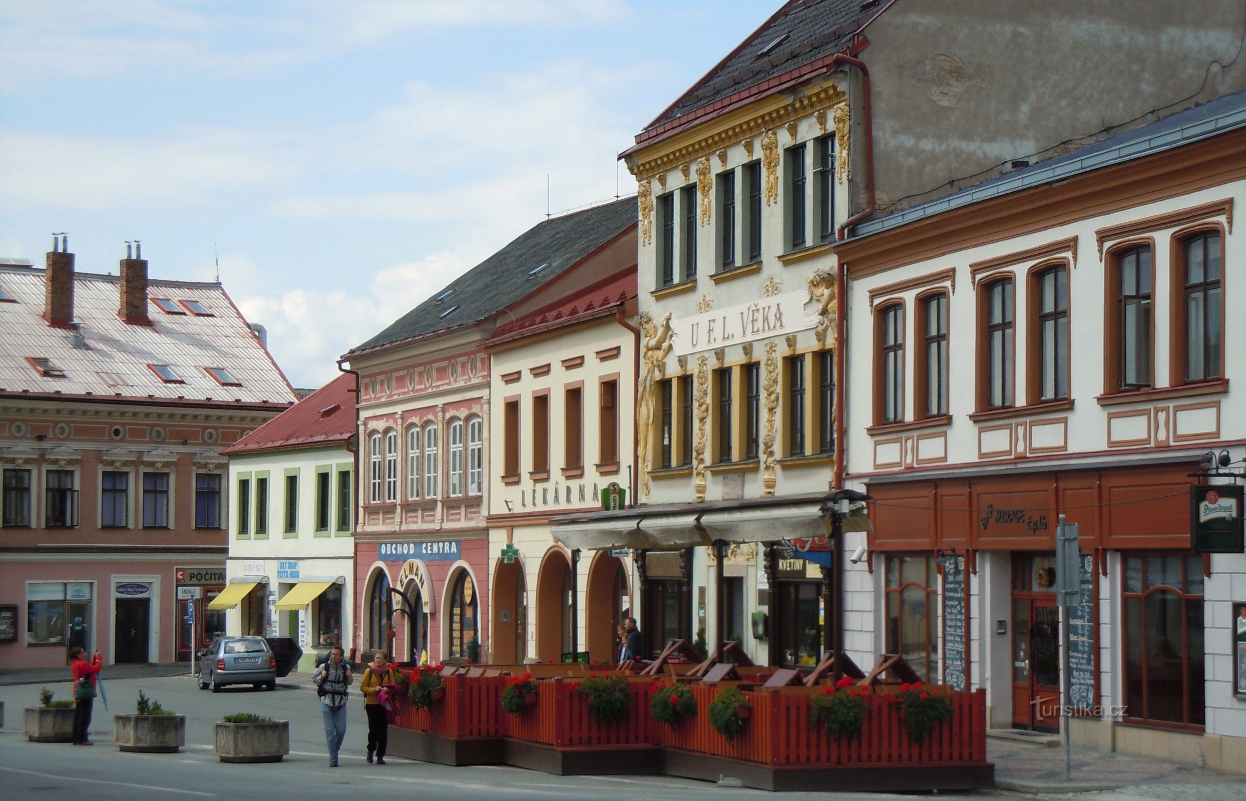Dobruška - tér